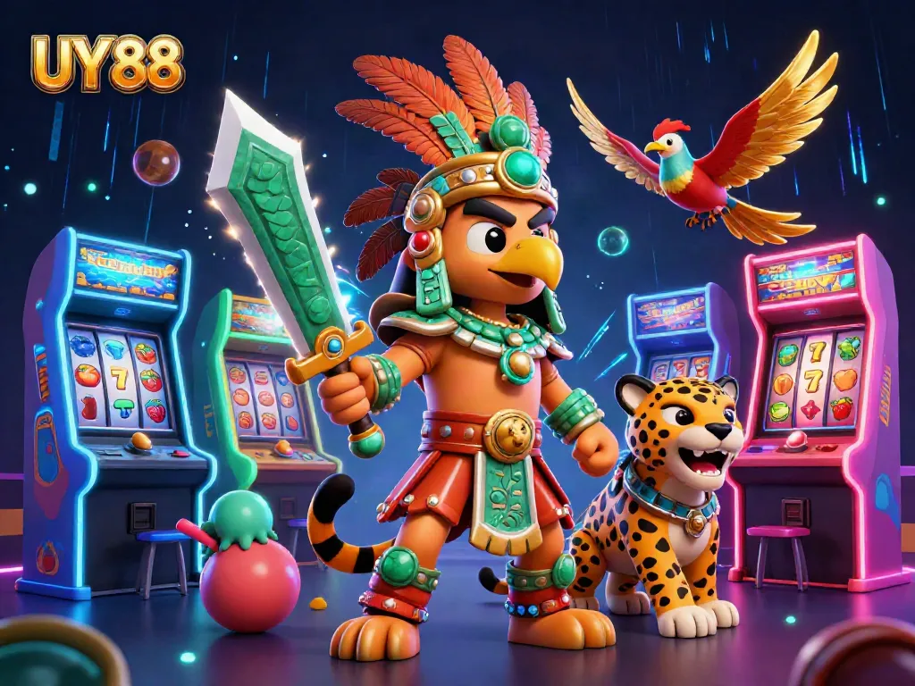 Experience thrilling gaming at UY 88 with colorful slot machines and dynamic casino action.
